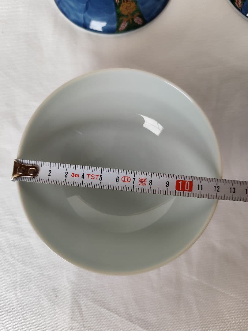 有田焼【源右衛門】染錦大樹蓋付き夫婦飯椀