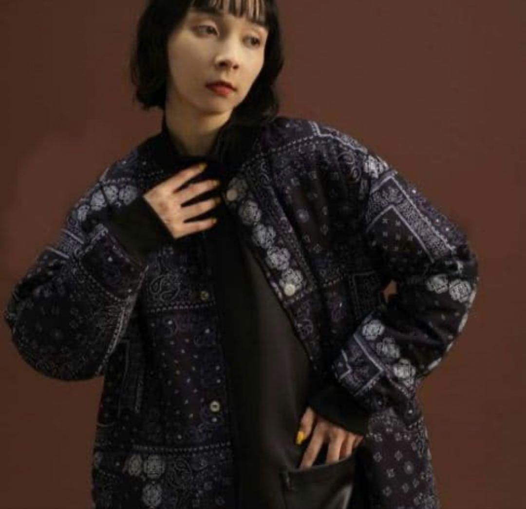 SUM1 STYLE　キルティングリバーシブルコート