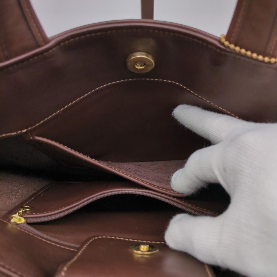 美品　OLD COACH オールドコーチ コーチ トートバッグ グラブタンレザー