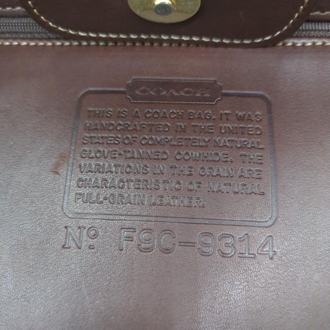 美品　OLD COACH オールドコーチ コーチ トートバッグ グラブタンレザー