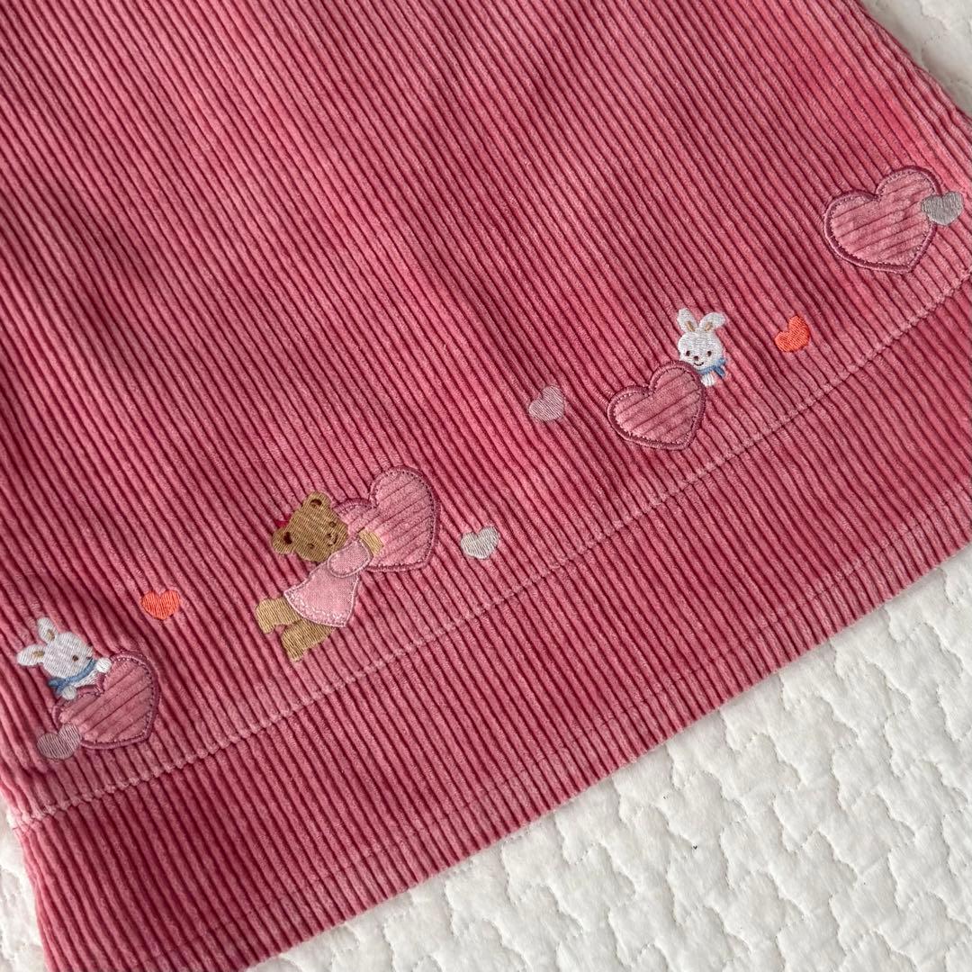 あや　 ファミリア　コーデュロイ　ワンピース　80 他一点