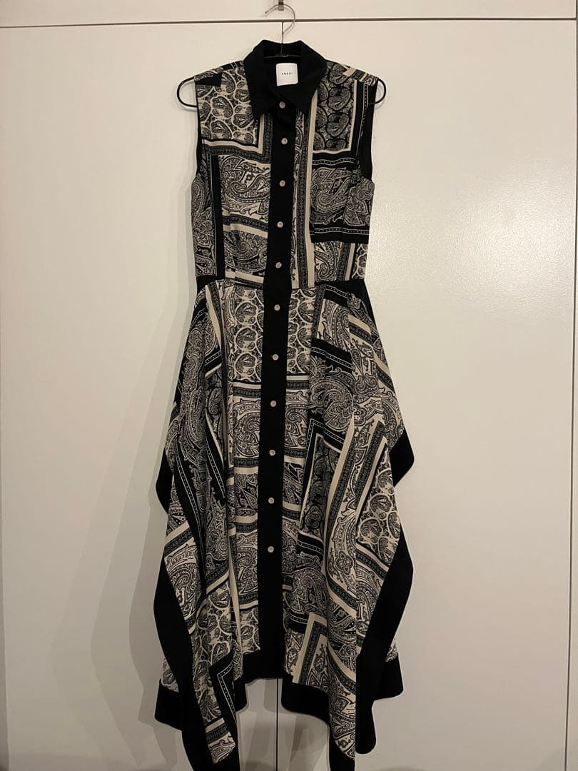 ペイズリー柄　ワンピースドレス