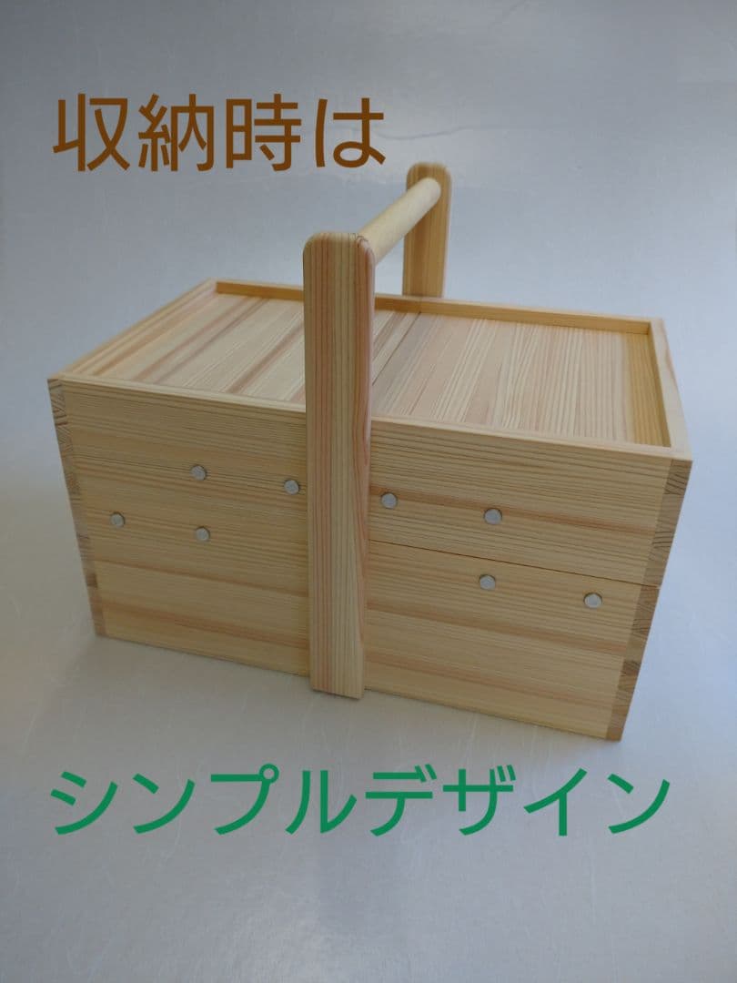 手作り木製ソーイングボックス 薬箱にも 本州送料無料！ プレゼントにも
