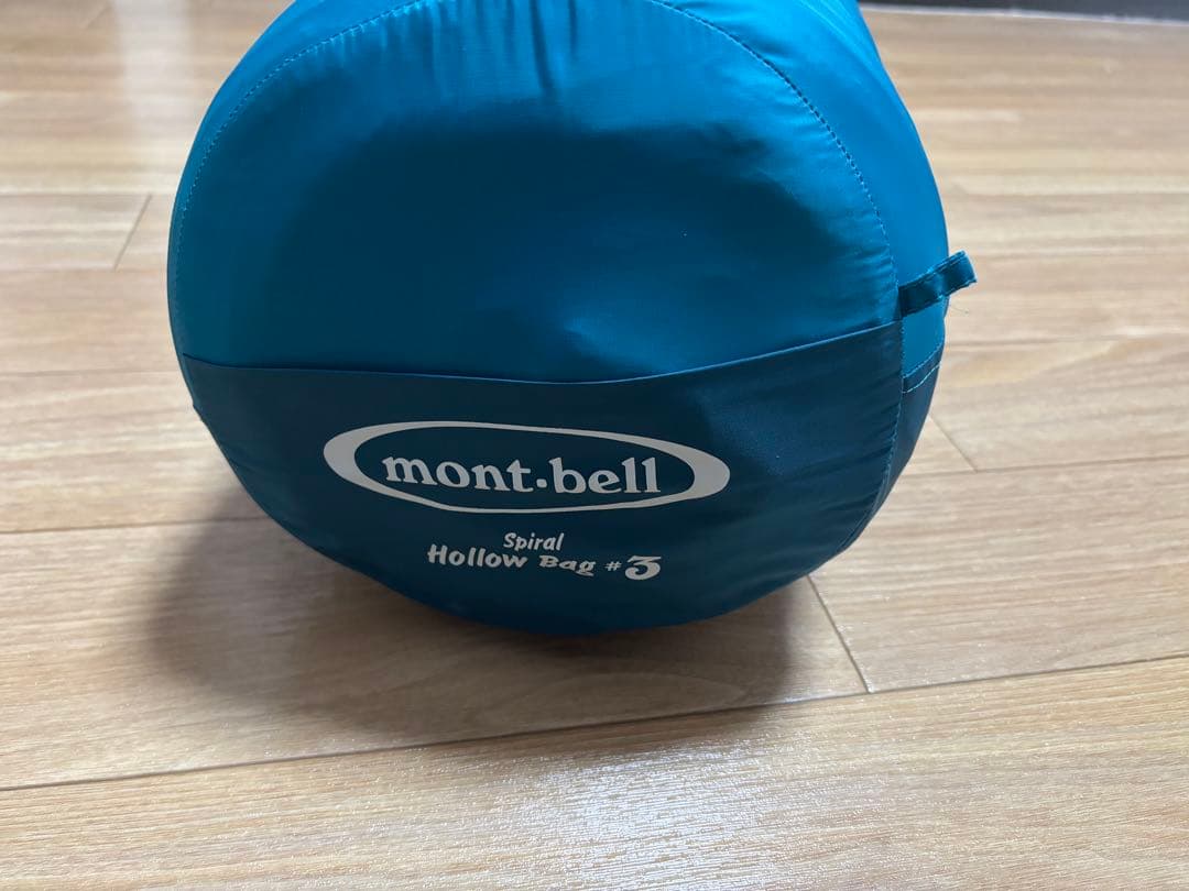 ★送料無料・美品★お洒落　モンベル　シュラフ寝袋 スパイラルバロウバッグ　#3
