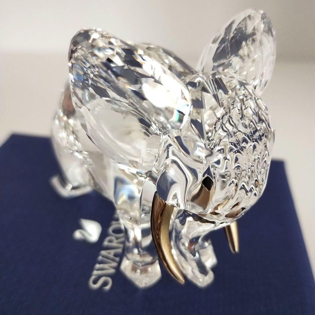 新品♥激安 スワロフスキー 象 African Sunset ゾウ Hami