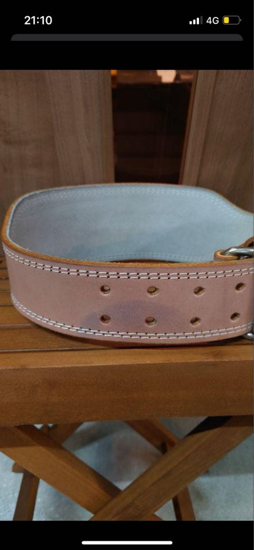 ゴールドジム【ＥＸレザーベルト】Ｍサイズ