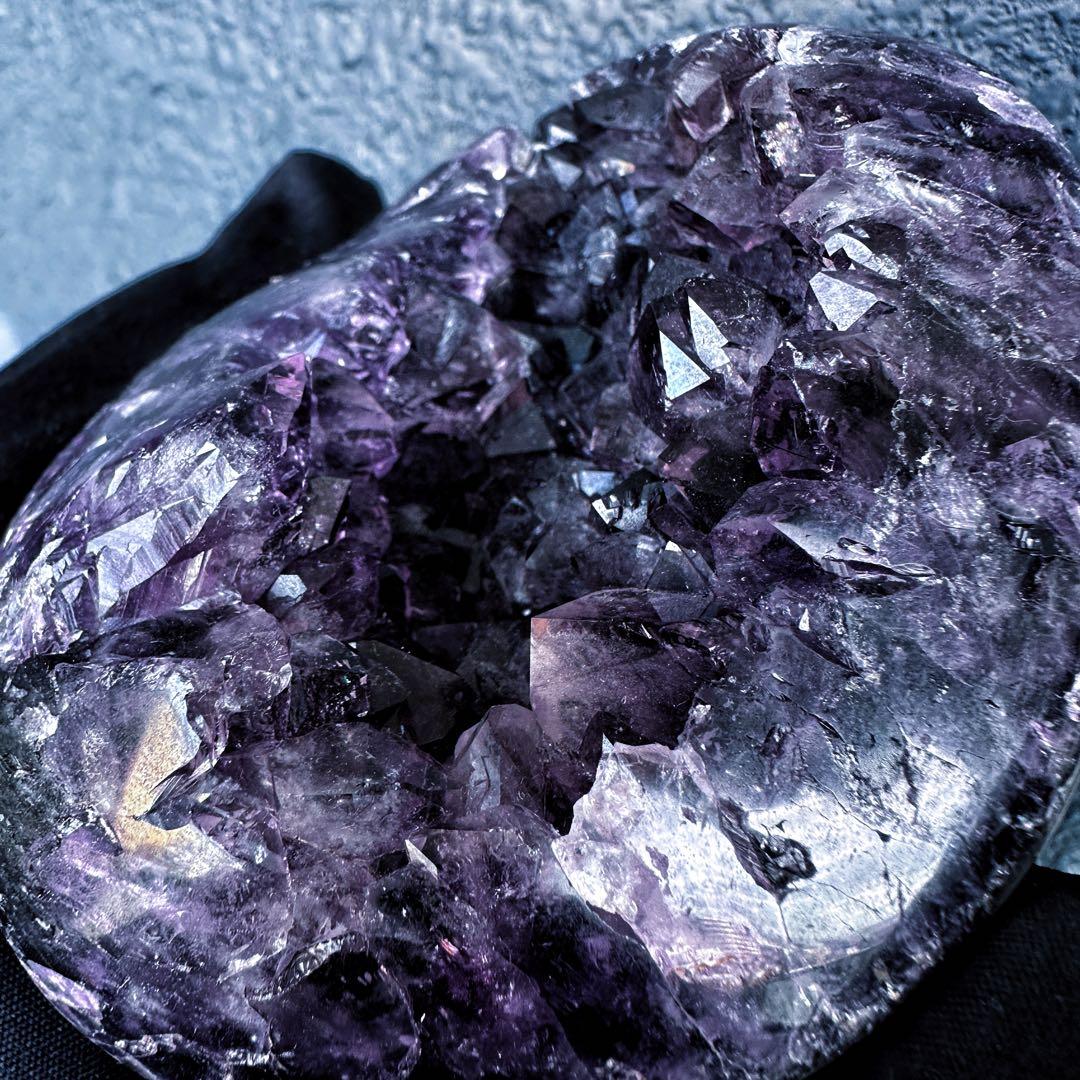 濃紫の煌めき☆瑪瑙☆&アメジストミニドーム&アイリスクォーツ浄化セットA1184