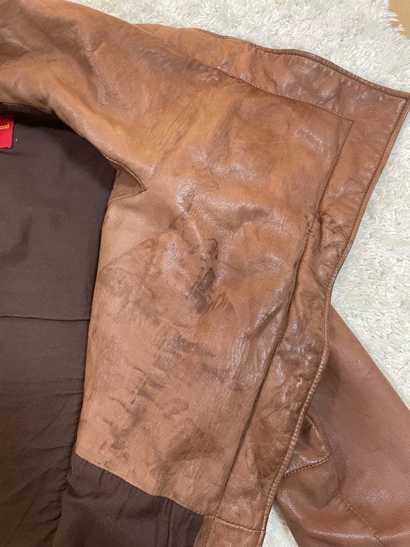 vivienne westwood ライダースジャケット ブラウン サイズ２