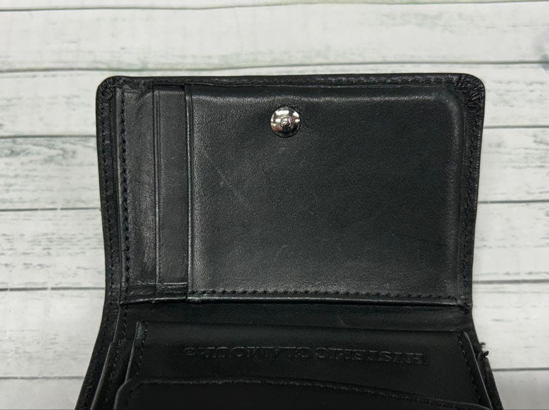 HYSTERIC GLAMOUR ロゴスタッズ 三つ折りウォレット　6932