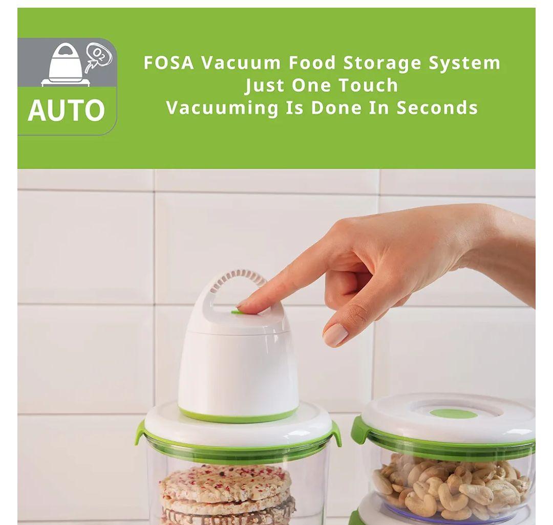 FOSA本体　真空コンテナ丸型 縦長型　高機能スライサー 新品お得９点セット