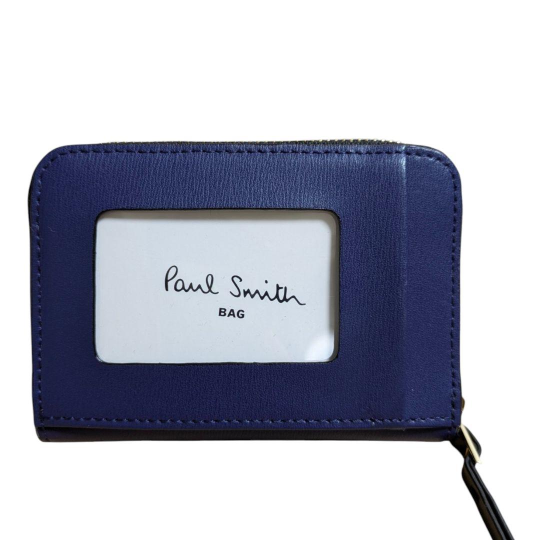ポールスミス マルチケース シティエンボス ブルー PSC301 メンズ
