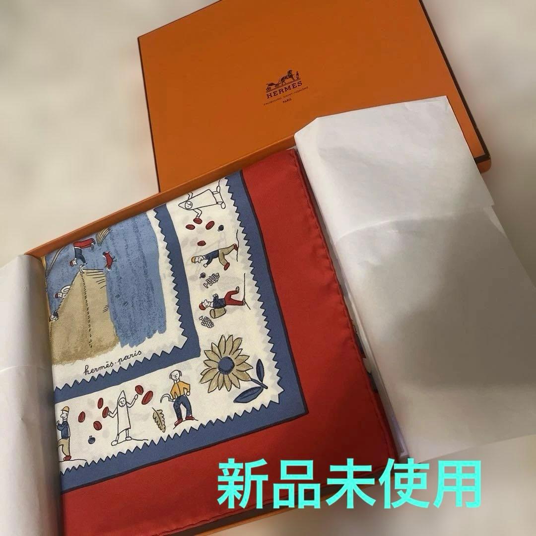 エルメス　カレ　シルク　新品未使用