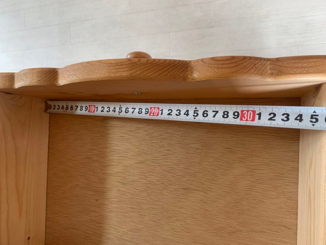 カントリー　木製　ハート♪ オープンシェルフ　パイン材