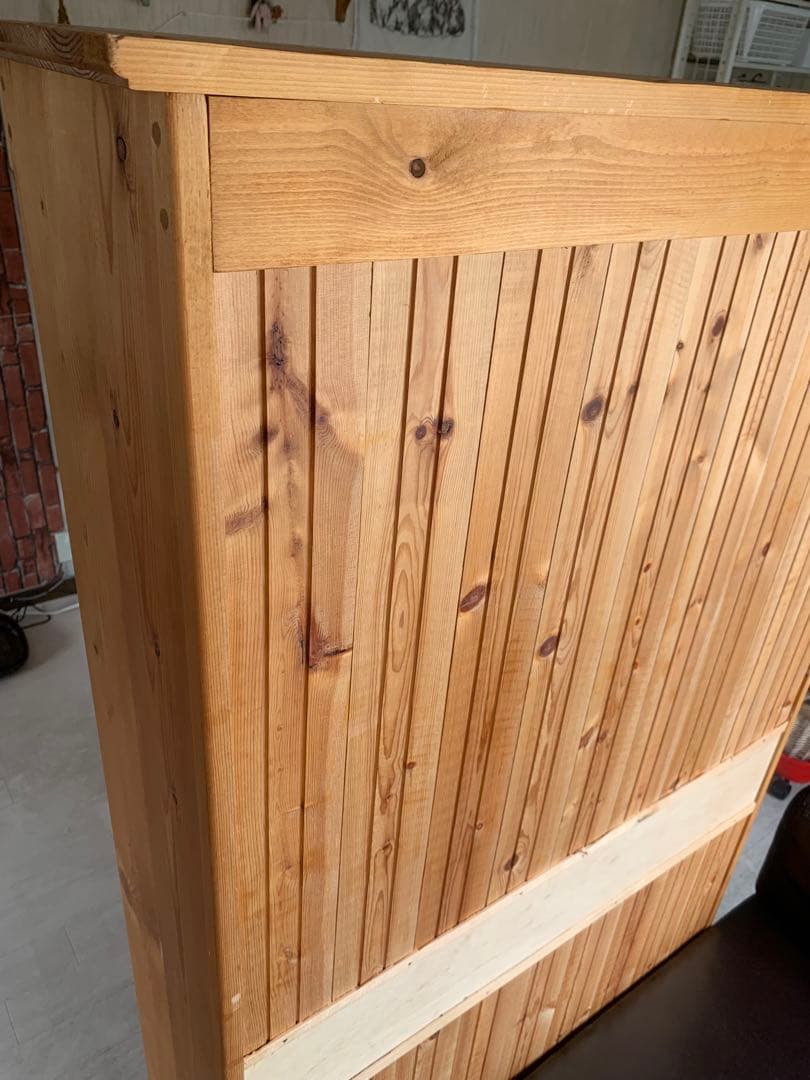 カントリー　木製　ハート♪ オープンシェルフ　パイン材