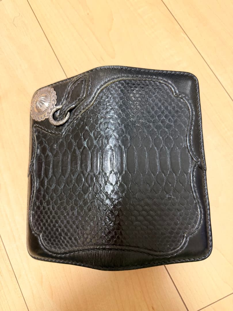 フラットヘッド パイソン 長財布 THE FLAT HEAD 蛇革