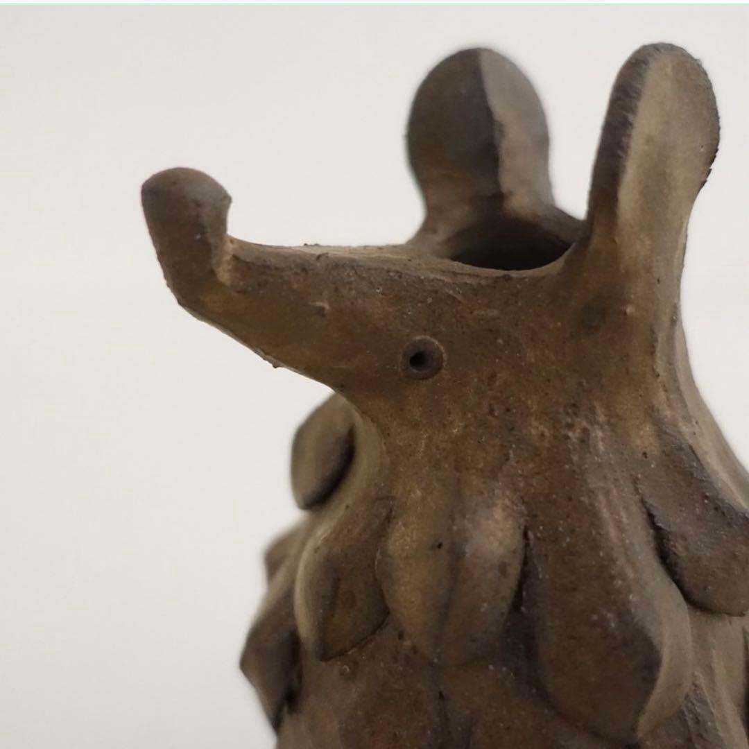 村上直子さん白井隆仁さん　器のしごと　ねずみ 花瓶