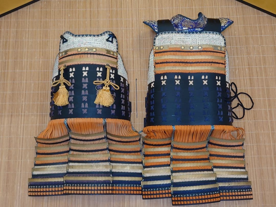 Nao3さま専用★全国送料無料☆黒胴当世素掛大鎧☆等身大大鎧一領☆鎧兜・甲冑★