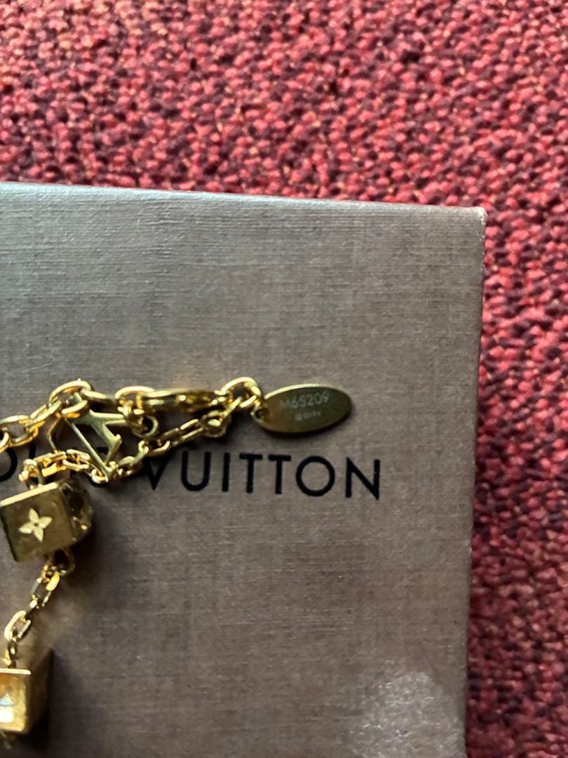 Louis Vuitton ブラスレギャンブルチェーンブレスレット