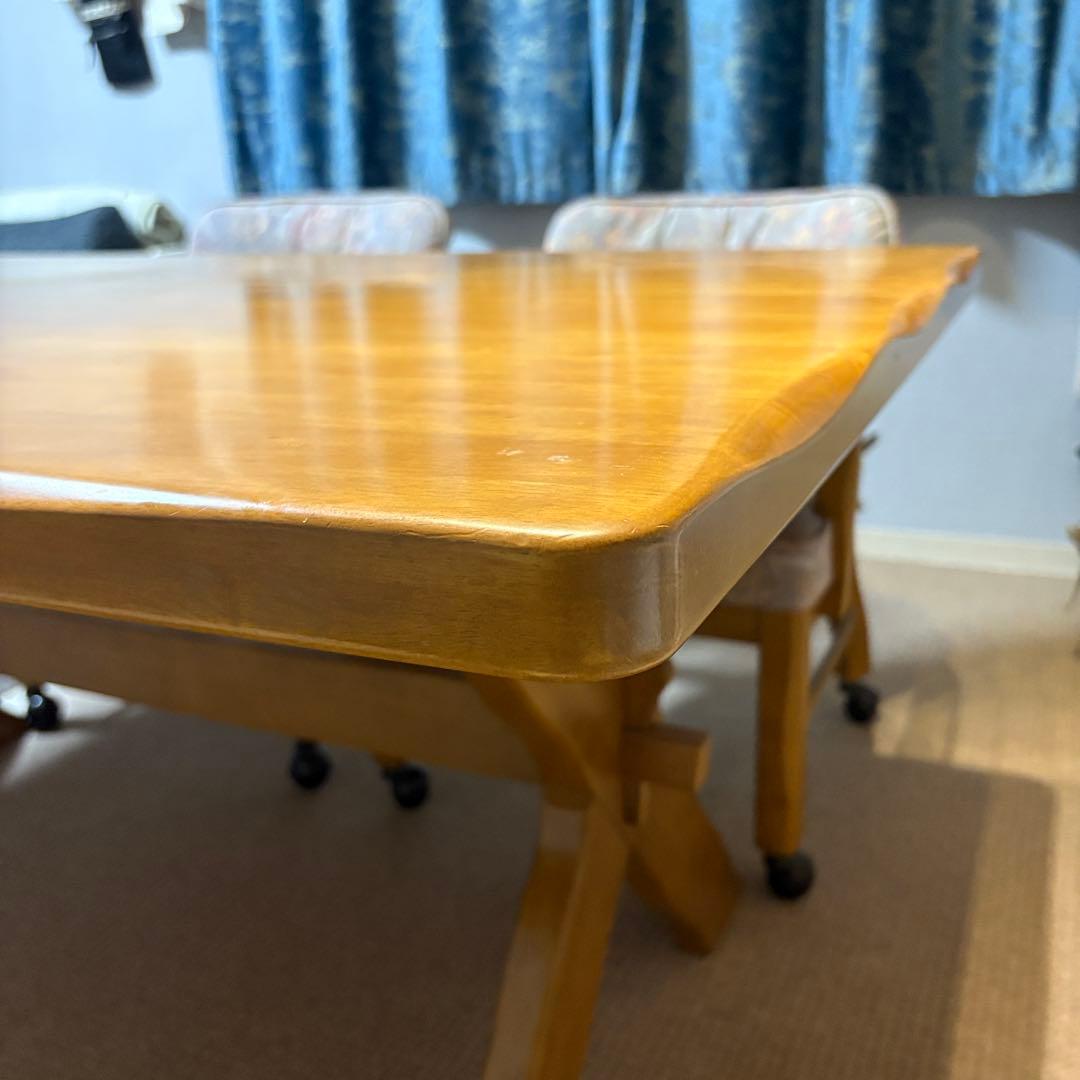 カリモクルスティック 大型ダイニングテーブル ビンテージ ★引き取り値下げ有り