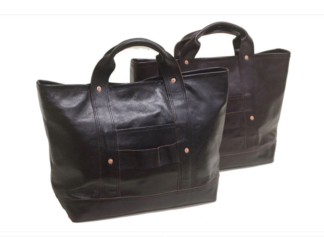 ACCEL COMPANY社製INCEPTION ホースハイドトートバッグ 黒