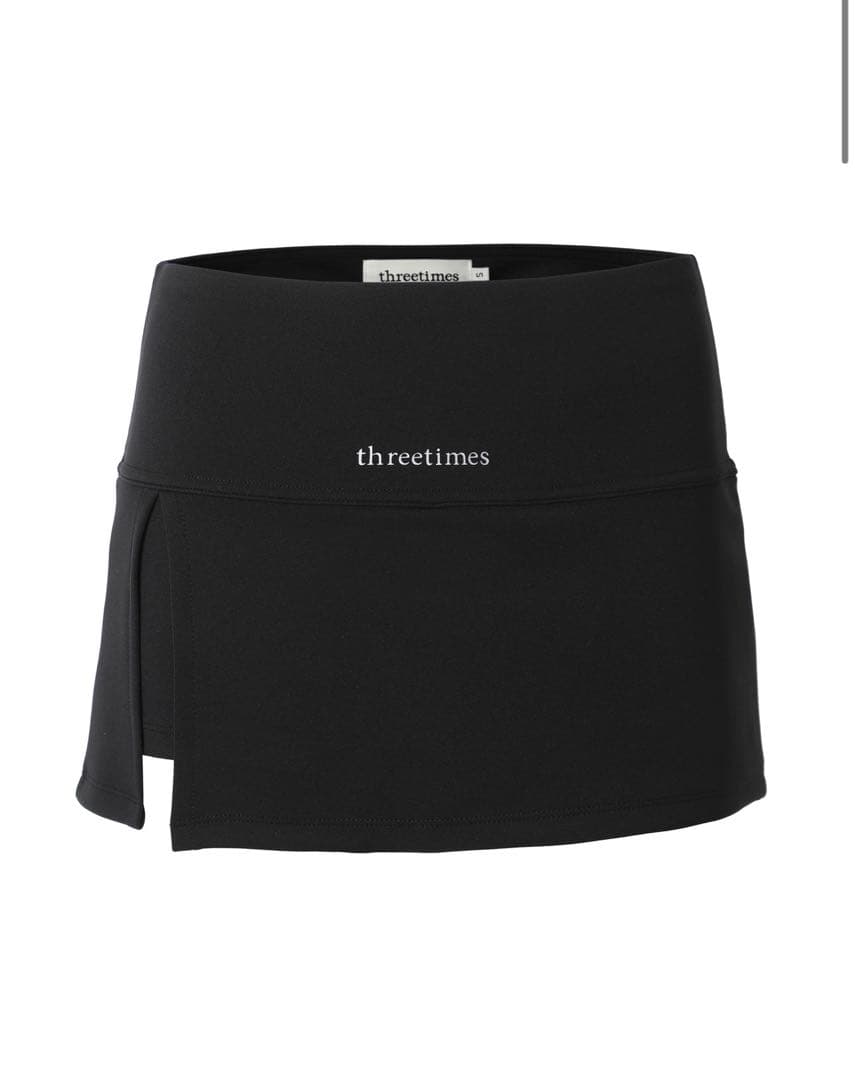 スカート threetimes Athletic slit skirt