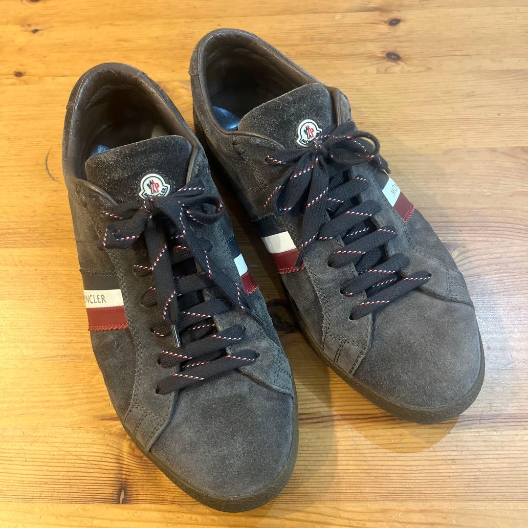 MONCLER ブラウン　スニーカー　スエード　綺麗です♪