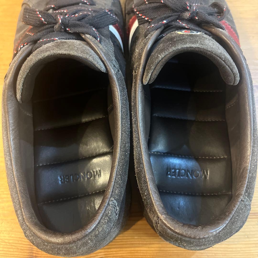 MONCLER ブラウン　スニーカー　スエード　綺麗です♪