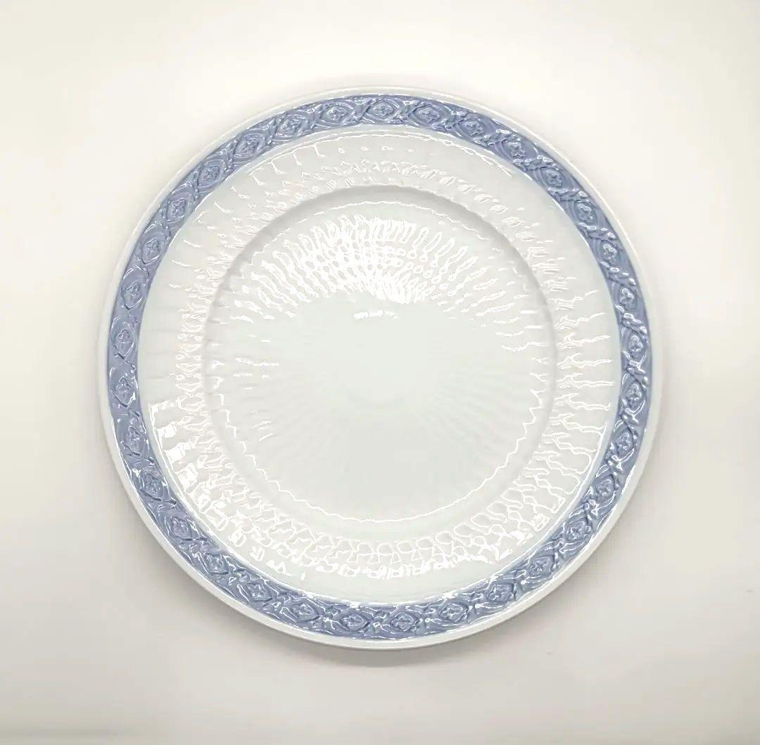 未使用品 極美品 ロイヤルコペンハーゲン ブルーファン ラウンドプラター
