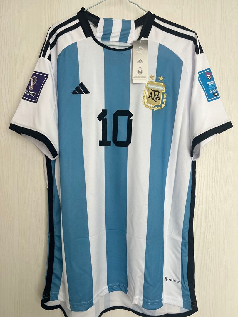 adidas アルゼンチン　メッシ　ユニフォーム　　ワールドカップ2022