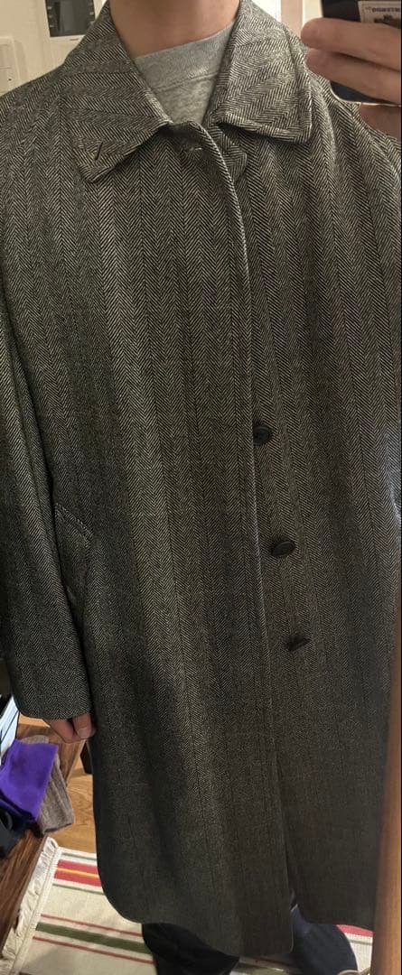 格安！着画あり★美品80s90s Burberrys ウールカシミヤ コート