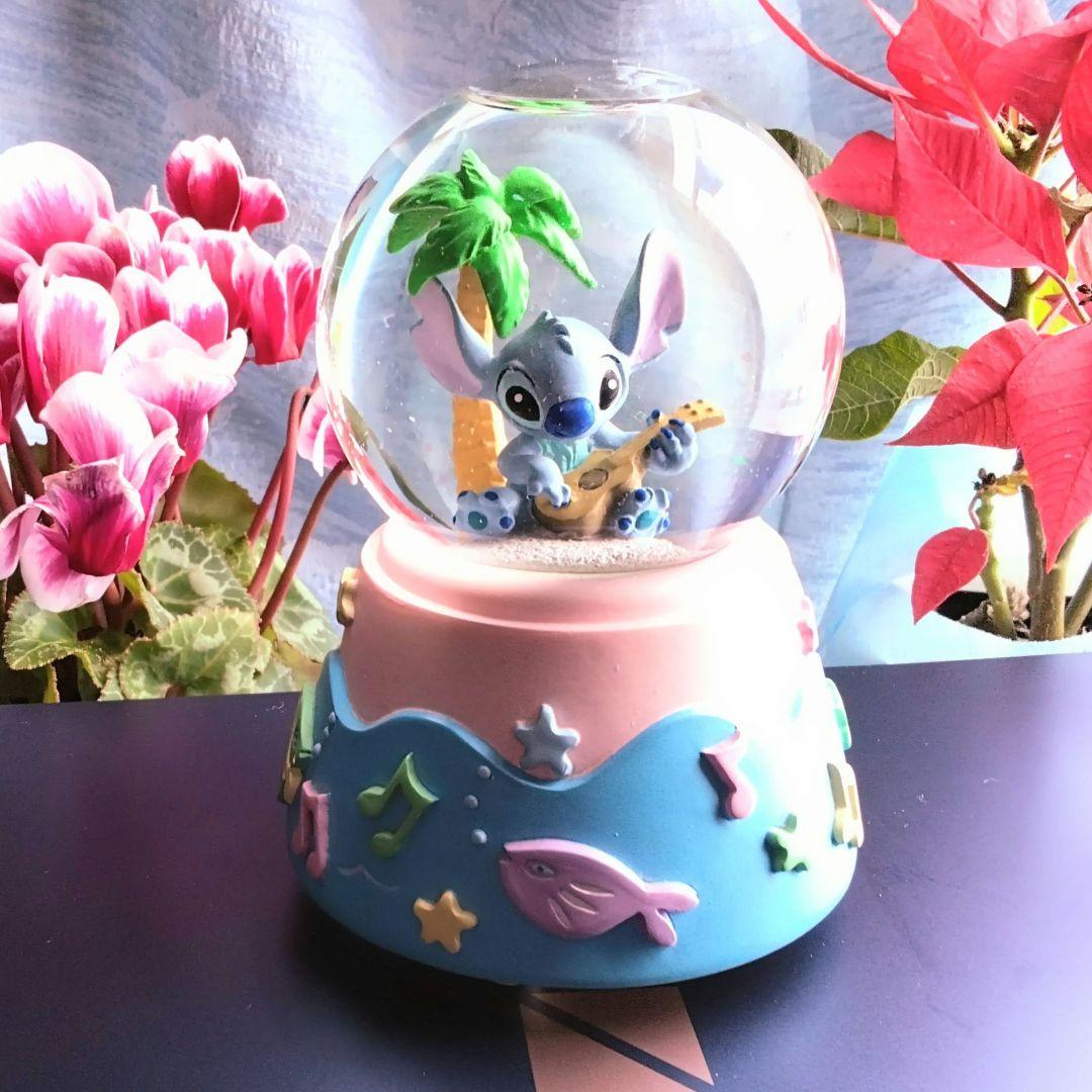 スティッチ　スノードーム　オルゴール