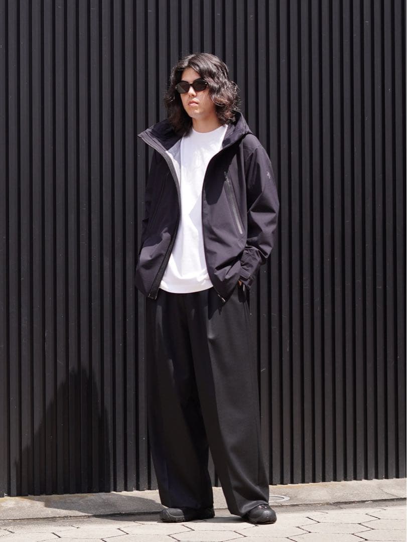 HARD SHELL JACKET “CREAS（クレアス）“ /ブラック・XL