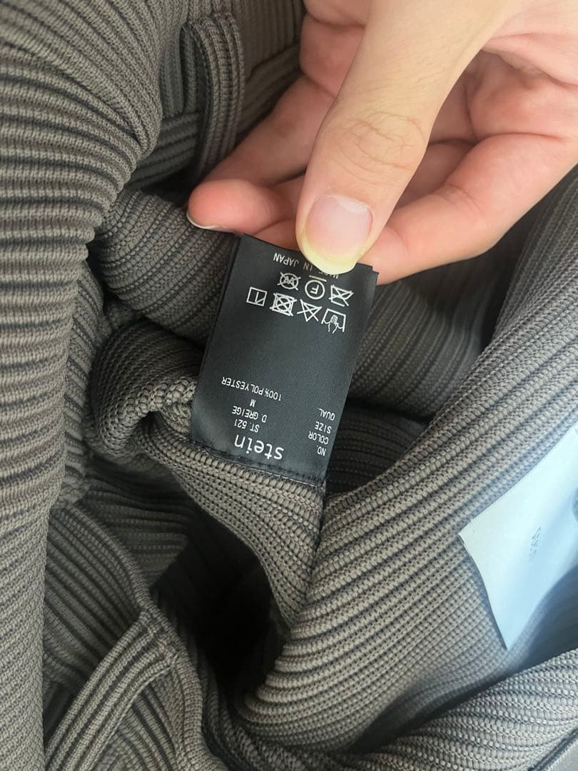 トップス stein gradation pleats cardigan/trousers