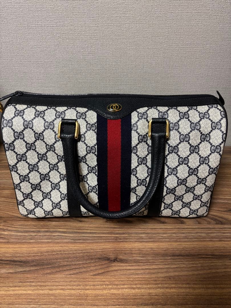 【極美品】グッチ オールドグッチ ヴィンテージ シェリーライン GG ロゴ