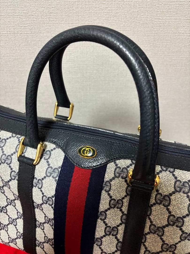 【極美品】グッチ オールドグッチ ヴィンテージ シェリーライン GG ロゴ