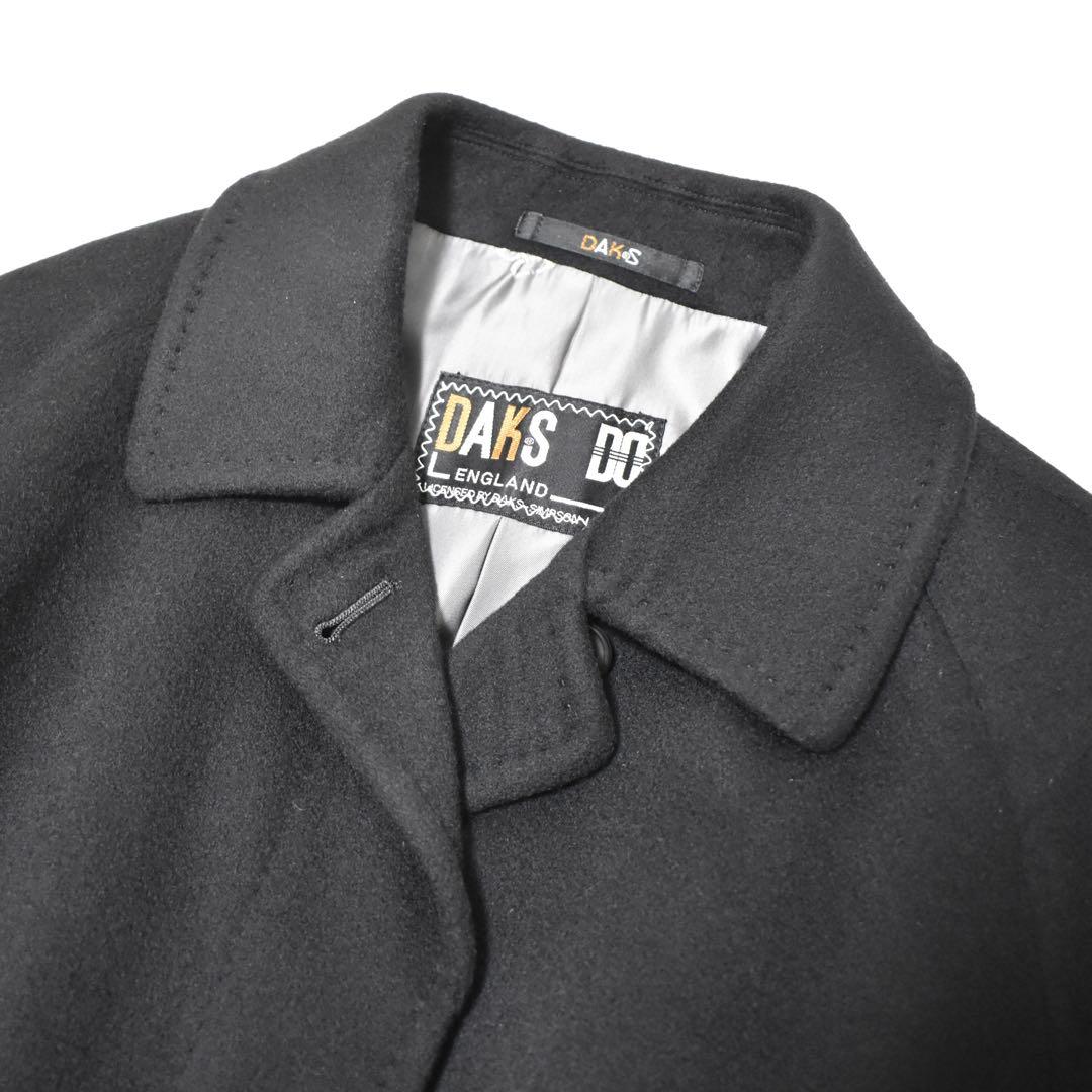 極美品✨DAKS カシミヤ100% ロングコート　ロング丈　内側総柄　定価15万