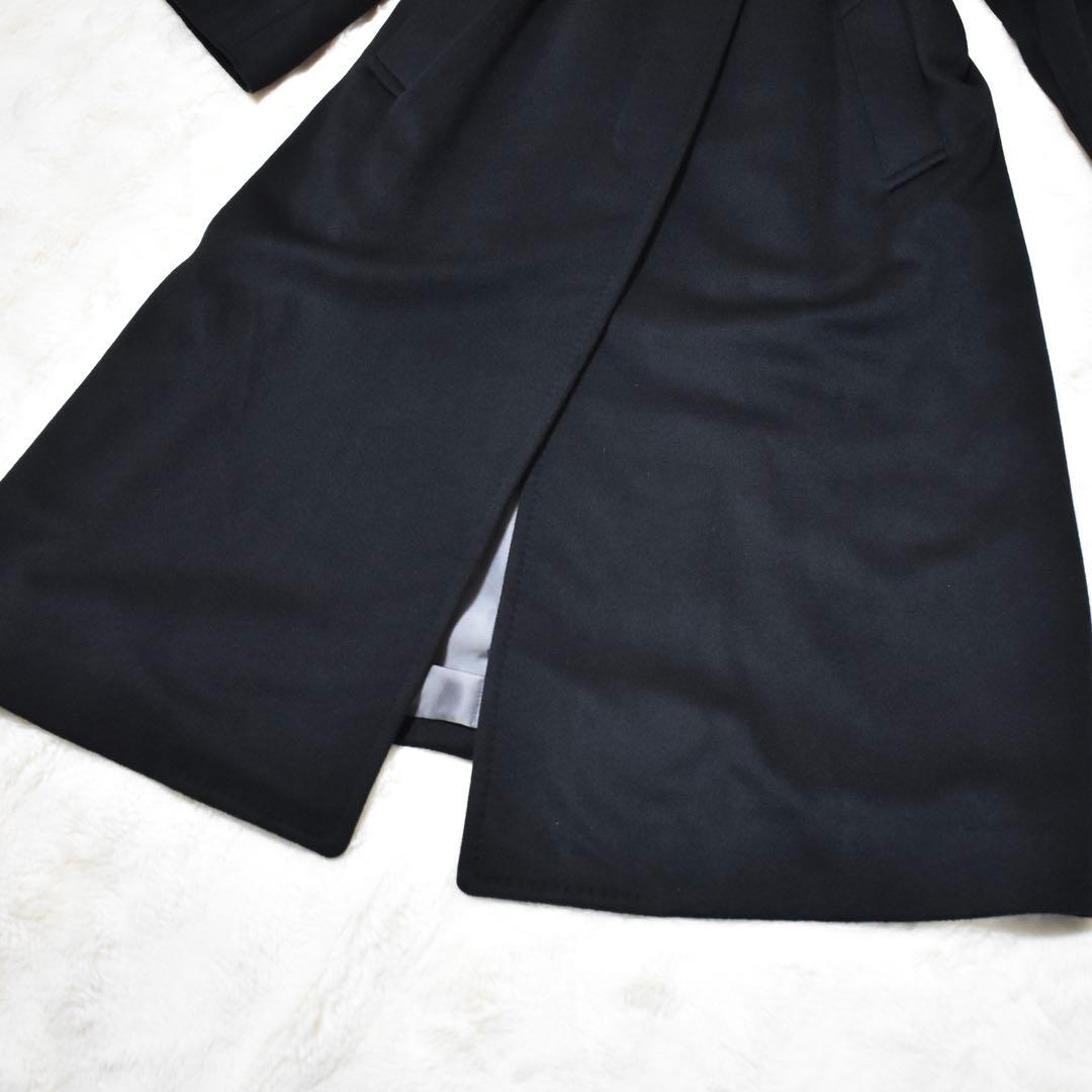 極美品✨DAKS カシミヤ100% ロングコート　ロング丈　内側総柄　定価15万