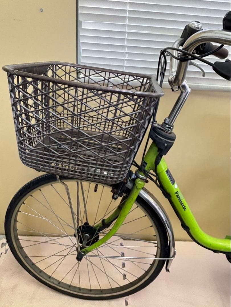 ◆【送料無料】Panasonic 電動アシスト自転車 グリーン