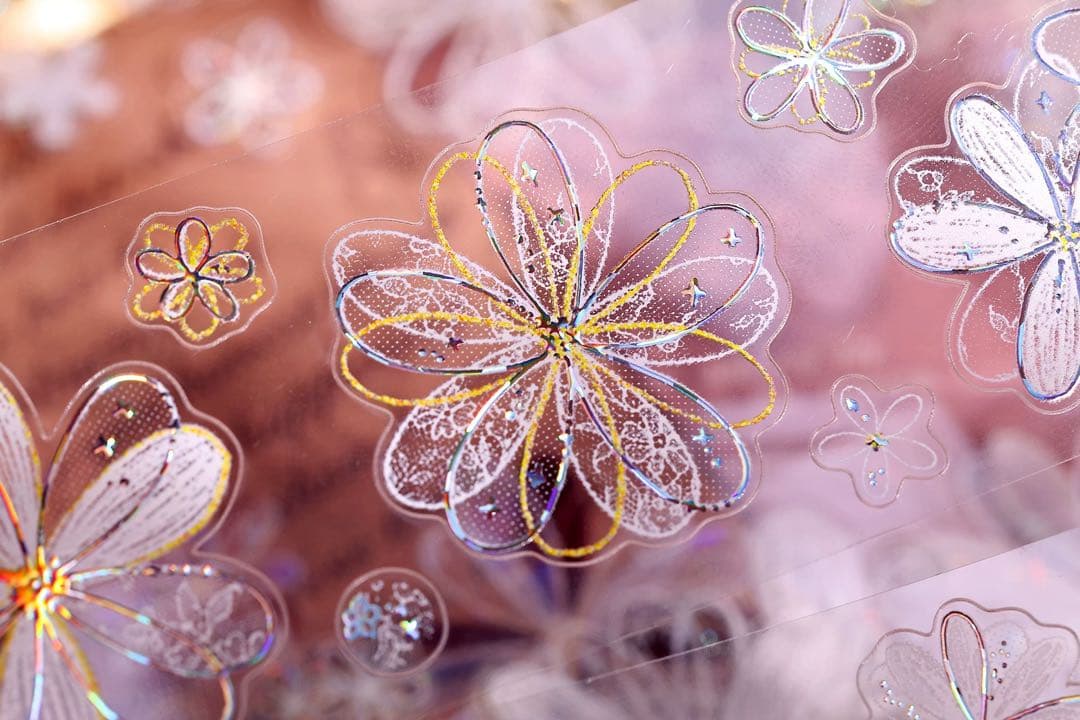 ⭐️SALE⭐️小白家文創《白色梦屿》海外マスキングテープ マステ 【2755】