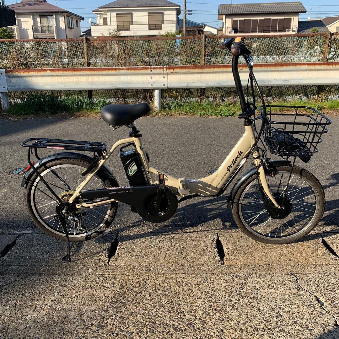 [729]PELTECH ペルテック 電動折り畳み自転車 TDN-212L 美品