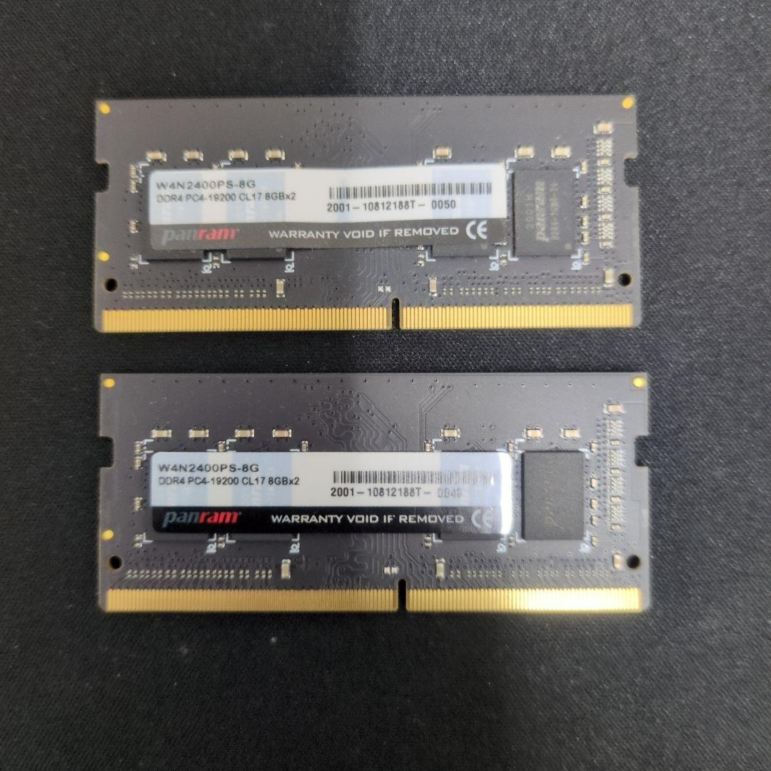 Panram DDR4 2400MHz 8GB 2枚 (16GB) メモリ