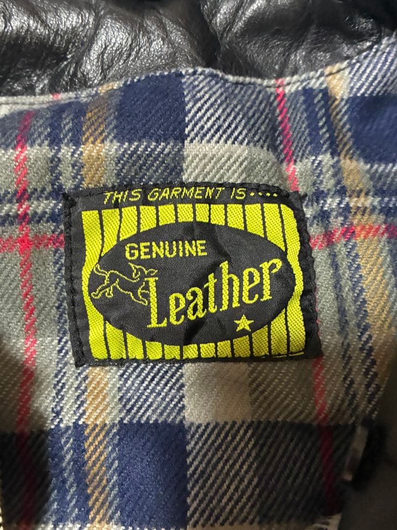 90s短丈レザージャケット　archive ma1