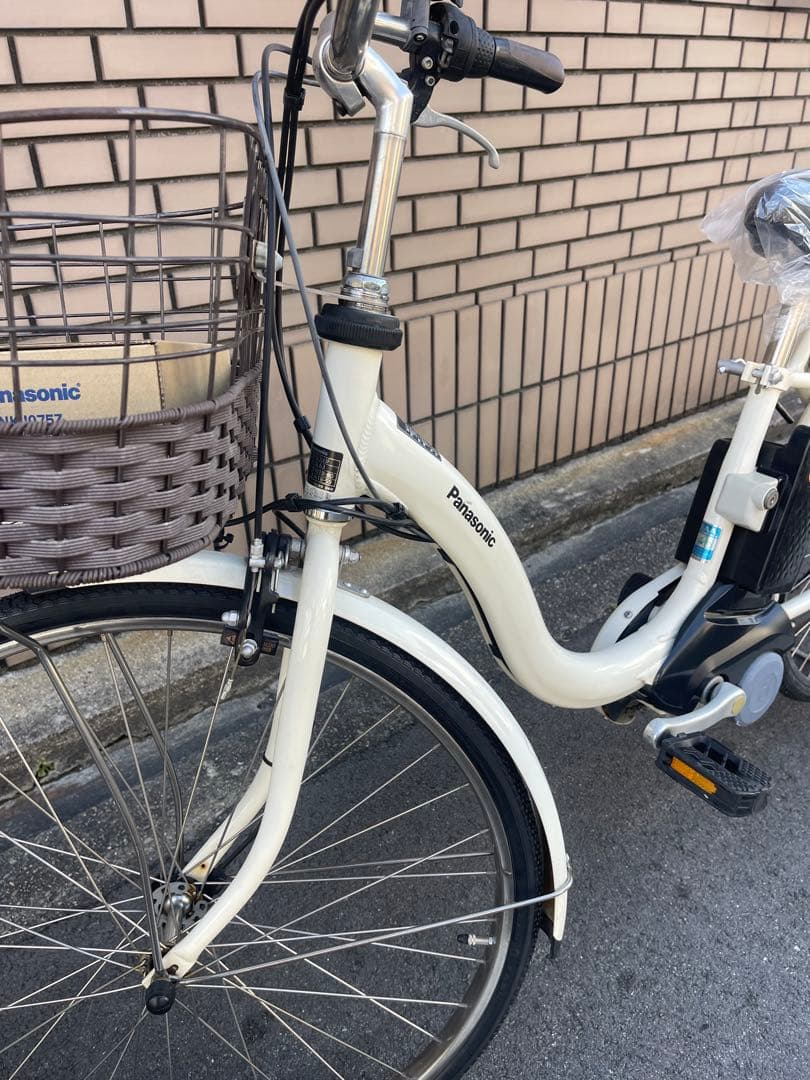 16ahホワイトパナソニック26インチ電動アシスト自転車