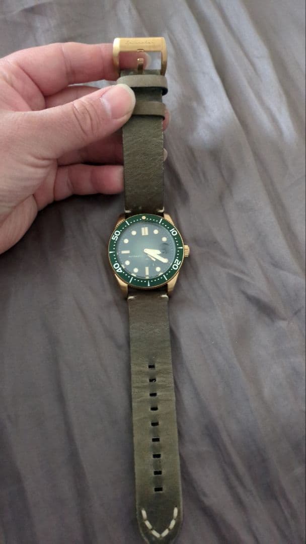 スピニカー　店舗限定　グリーン×イエローゴールド