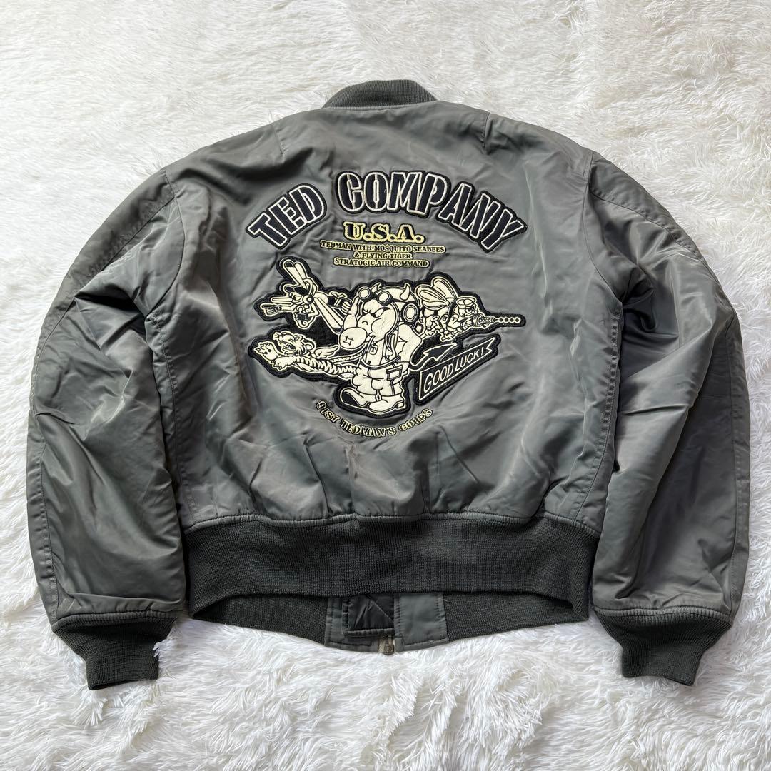【希少】テッドマン Limited MA-1 フライトジャケット L 超短丈