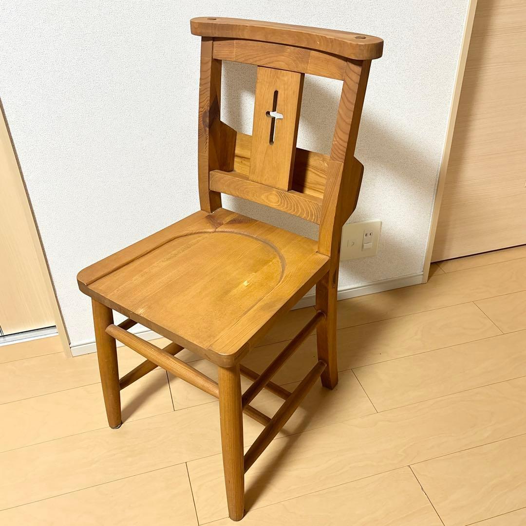 チャーチチェア ヴィンテージ 家具 聖書入れ