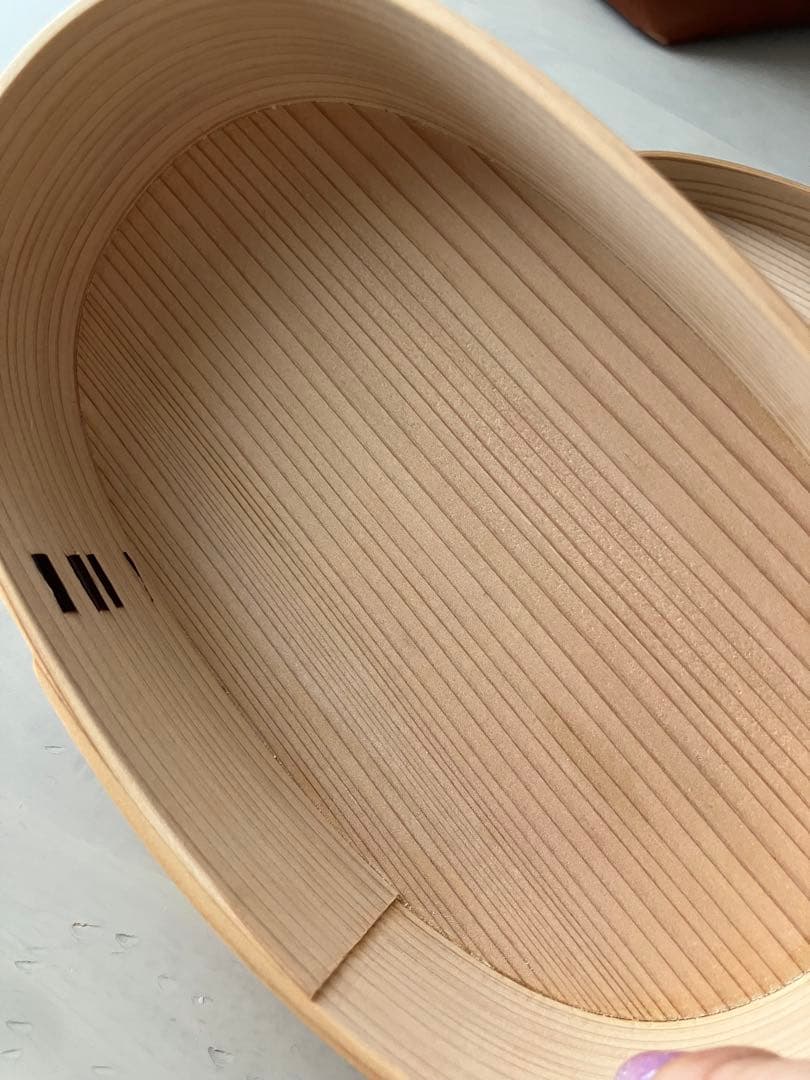 栗久　曲げわっぱ 弁当箱 小判型 小 栗久 わっぱ弁当 国産 日本製