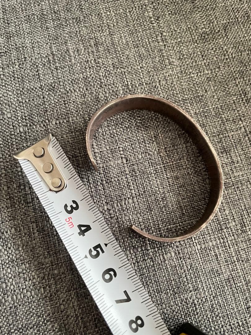 ナバホ族　バングル　12K インディアンジュエリー