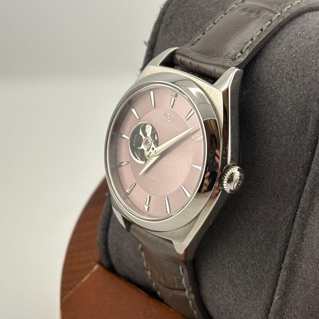 【極美品】オリエントスター　美品　ピンク　自動巻 55C2-UAA0 箱付