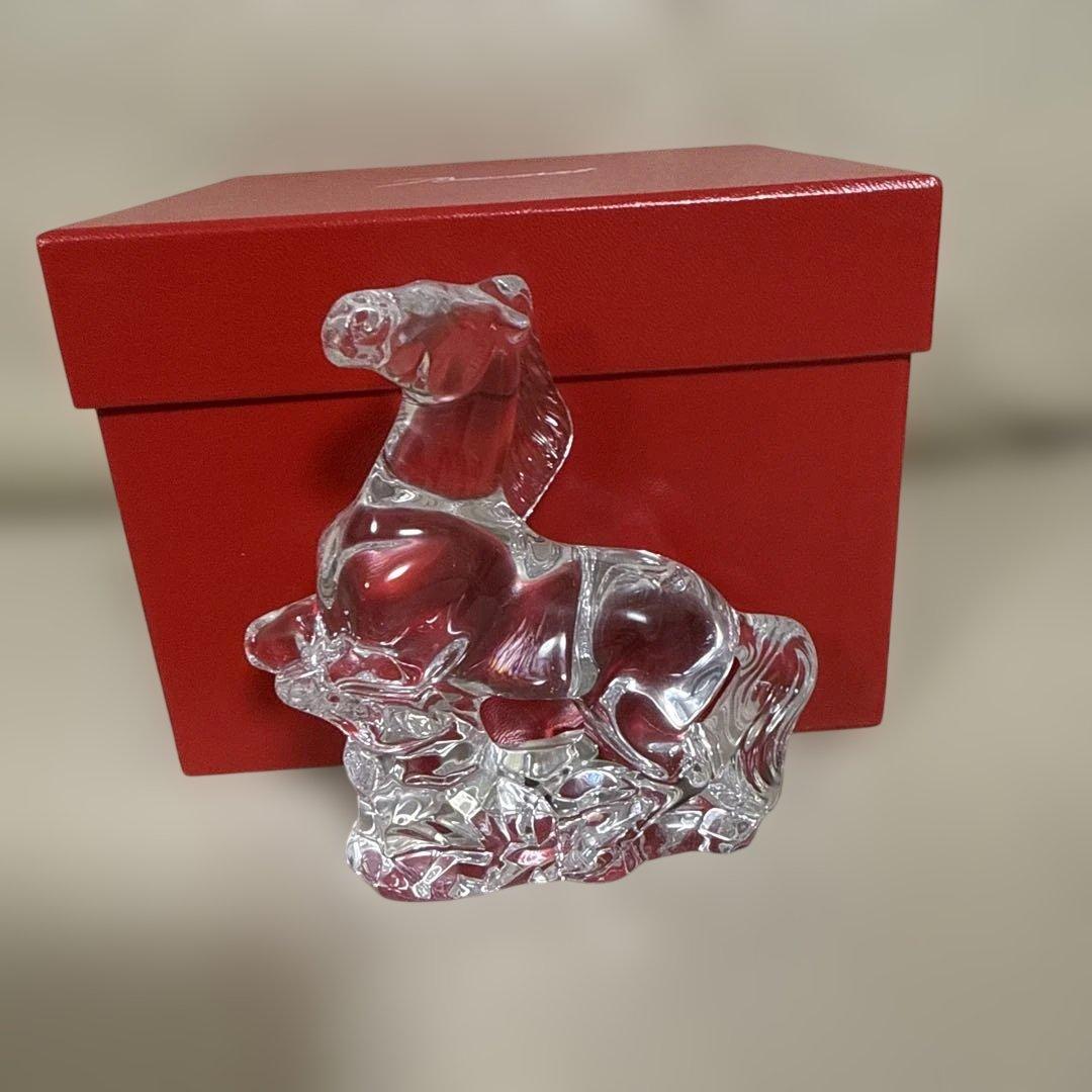 バカラ　干支　ウマ　極美品　置物